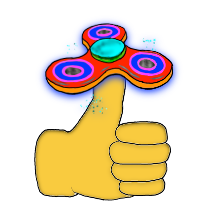 Fidget Spinner Emoji Stickers messages sticker-1