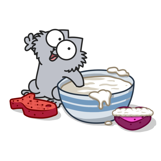Simon's Cat - Crunch Time messages sticker-6