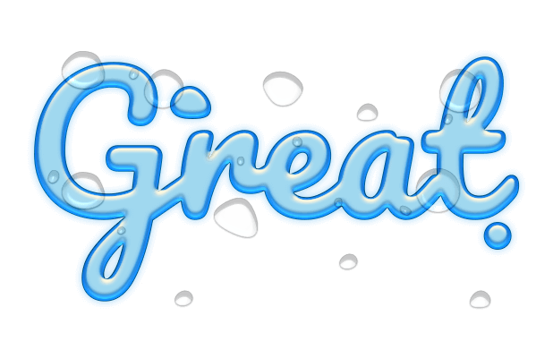 Compliment - Cool Water Text Stickers messages sticker-0
