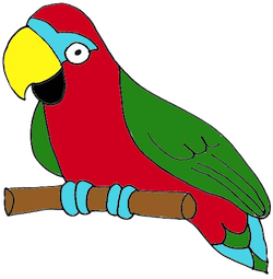 Parrot Stickers messages sticker-1