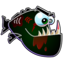Piranha Stickers messages sticker-11