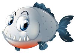 Piranha Stickers messages sticker-5