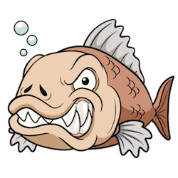 Piranha Stickers messages sticker-1