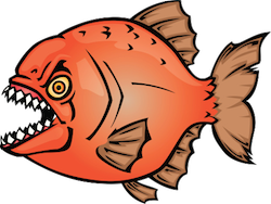 Piranha Stickers messages sticker-4