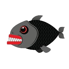 Piranha Stickers messages sticker-0