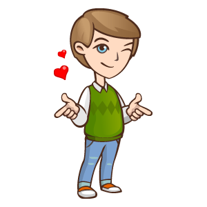 Flirt Story Mike&Judy messages sticker-3