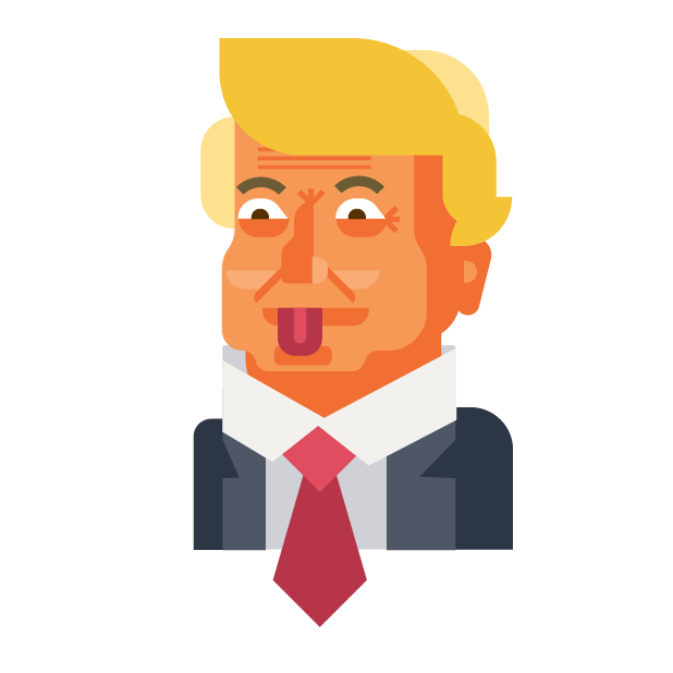 Trump and Friends Sticker Pack messages sticker-8