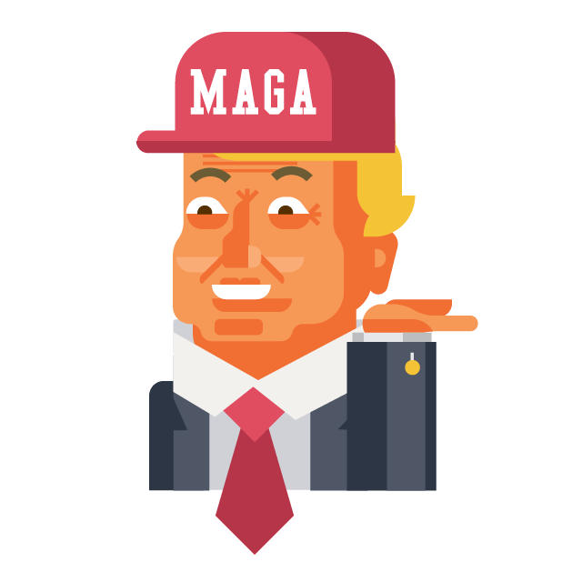 Trump and Friends Sticker Pack messages sticker-7