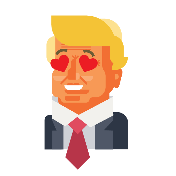 Trump and Friends Sticker Pack messages sticker-4