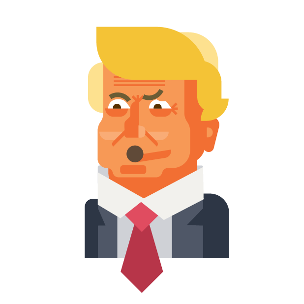 Trump and Friends Sticker Pack messages sticker-2
