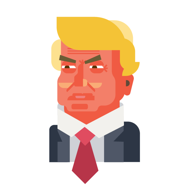 Trump and Friends Sticker Pack messages sticker-1