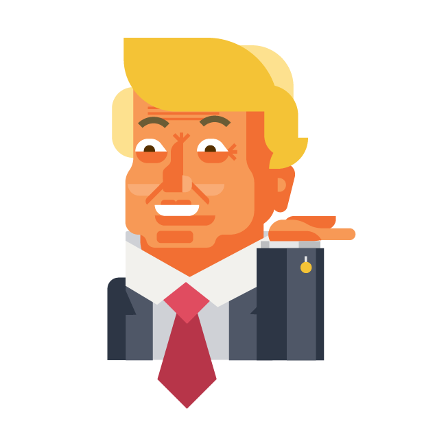 Trump and Friends Sticker Pack messages sticker-6