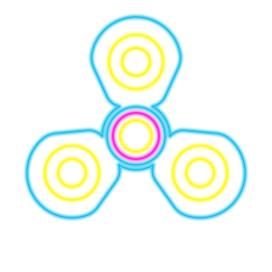Fidget Spinner Top: Stress Free Game Simulator messages sticker-9