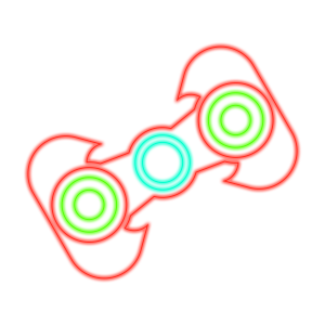 Fidget Spinner Top: Stress Free Game Simulator messages sticker-3