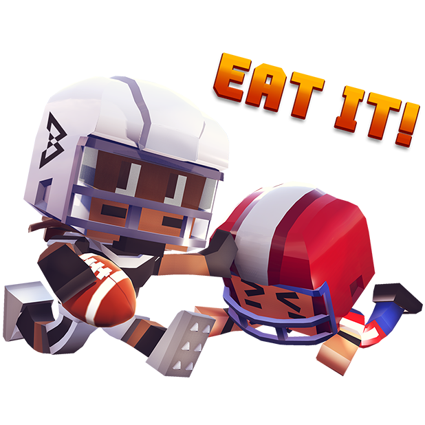 Marshawn Lynch Blocky Football messages sticker-2