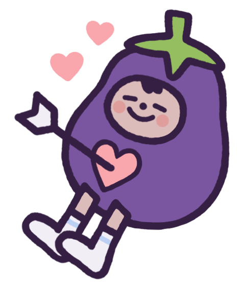 Eggby the Eggplant messages sticker-1