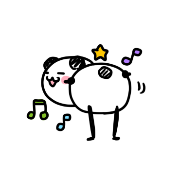 Slim panda messages sticker-8