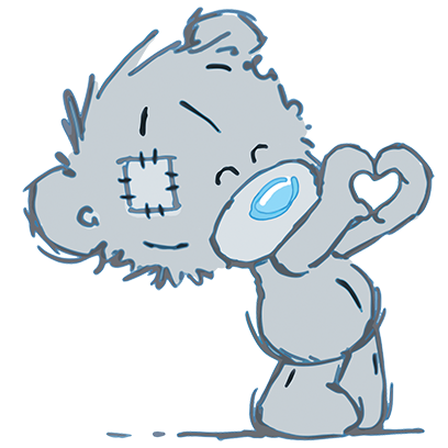 Me To You Dinky Bear messages sticker-3