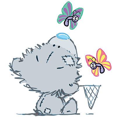 Me To You Dinky Bear messages sticker-0