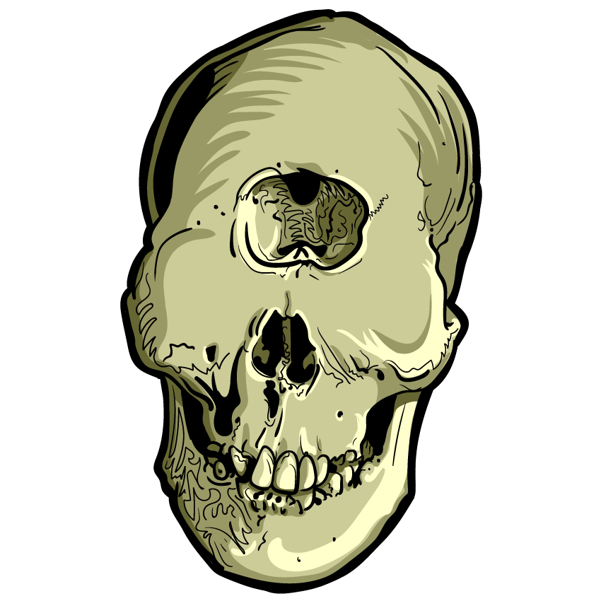 Skull Art Sticker Pack messages sticker-11