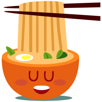 Sushi and Chinese Food Emojis messages sticker-2