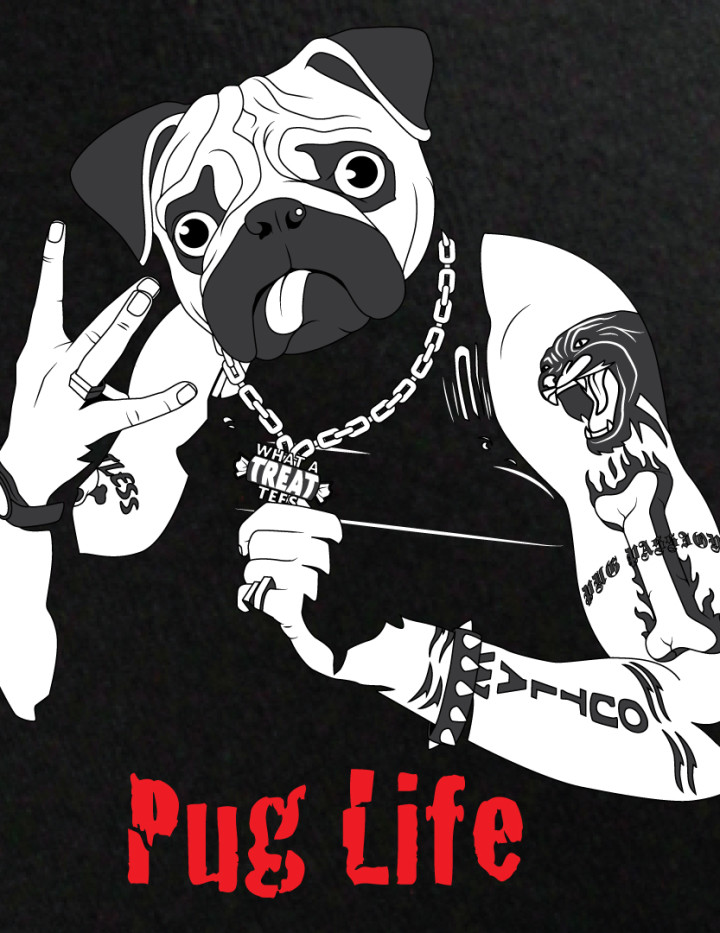 Thug Life & Pug Life Stickers messages sticker-6