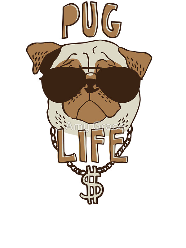Thug Life & Pug Life Stickers messages sticker-0