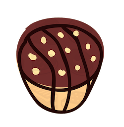 Chocolate Cute Stickers messages sticker-0