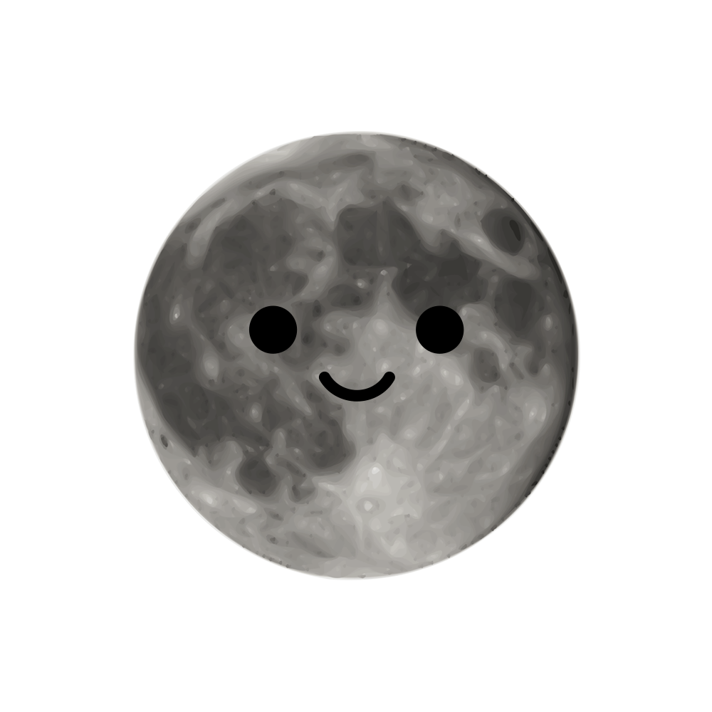MOONEMOJI - Full Moon Emojis messages sticker-2