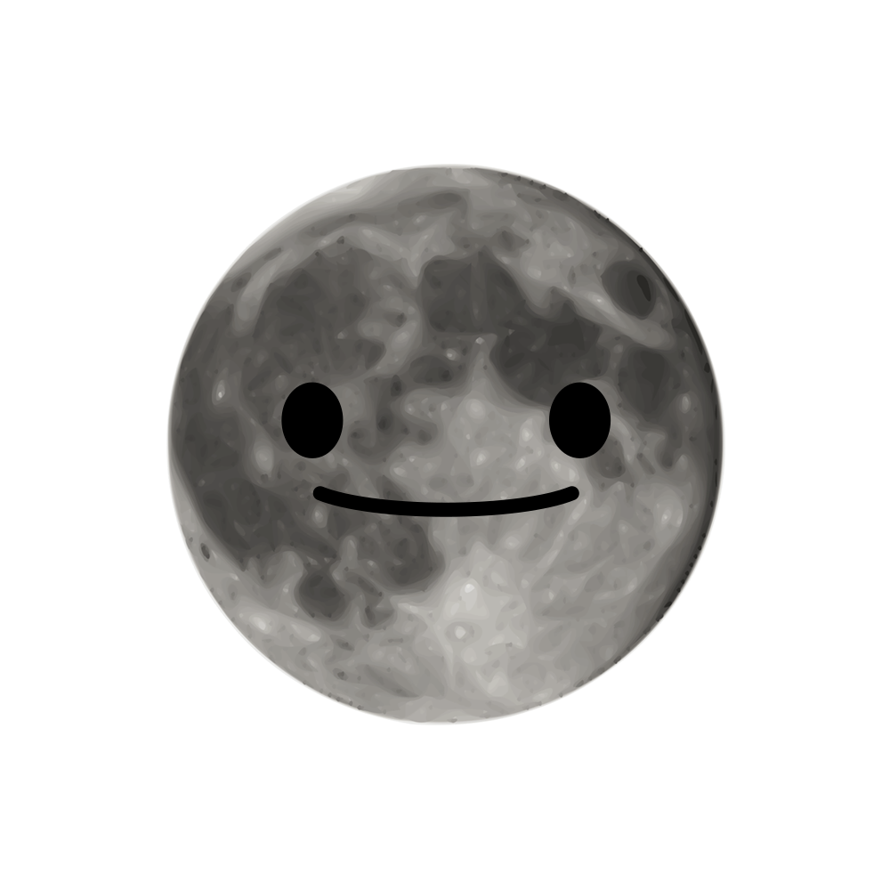 MOONEMOJI - Full Moon Emojis messages sticker-6