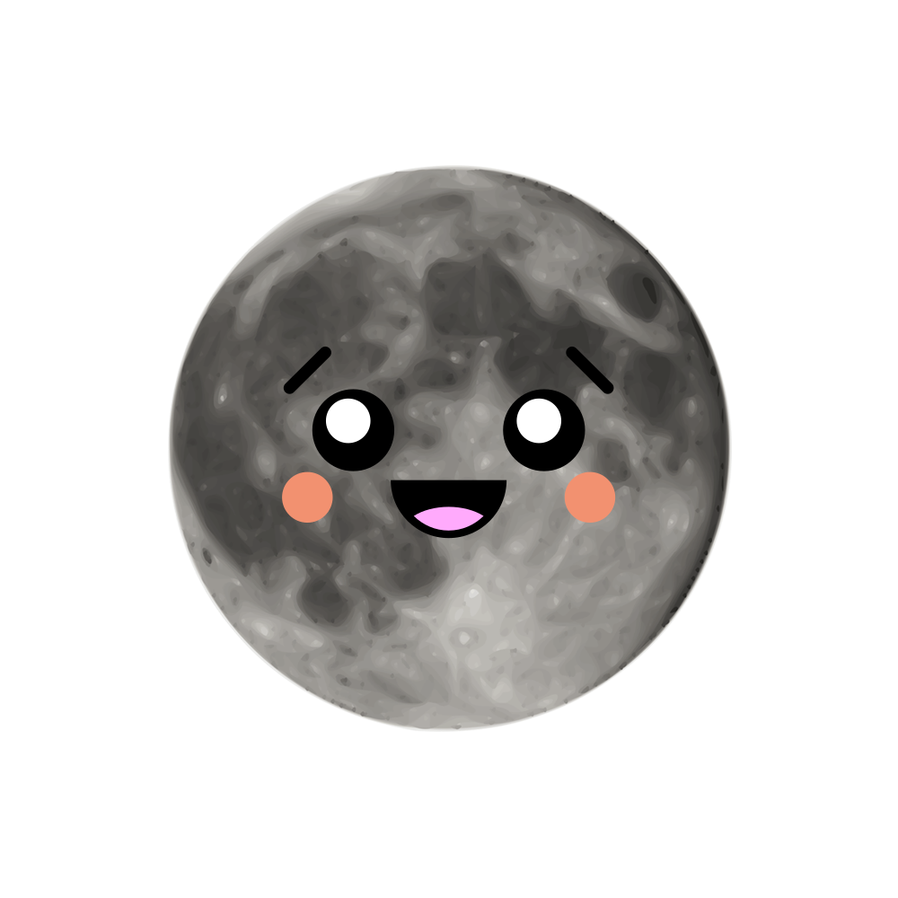 MOONEMOJI - Full Moon Emojis messages sticker-9