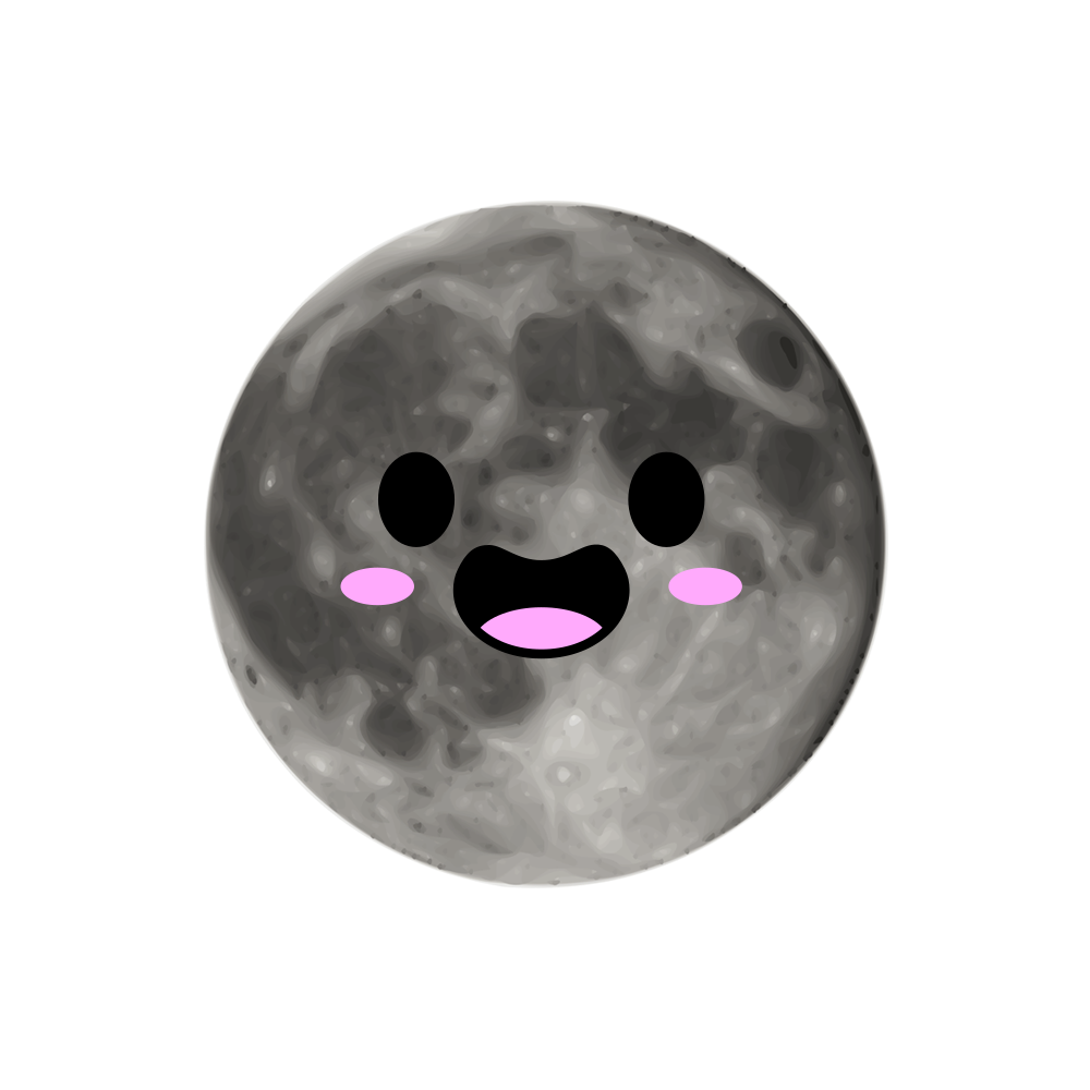 MOONEMOJI - Full Moon Emojis messages sticker-0