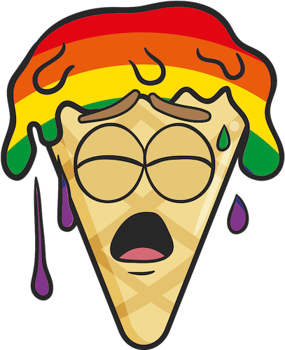 GAY PRIDE Ice Cream Cone Emoji Stickers messages sticker-9