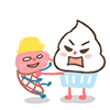 Animation Custard Cake Sticker messages sticker-4