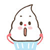 Animation Custard Cake Sticker messages sticker-0