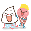 Animation Custard Cake Sticker messages sticker-10