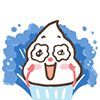 Animation Custard Cake Sticker messages sticker-2