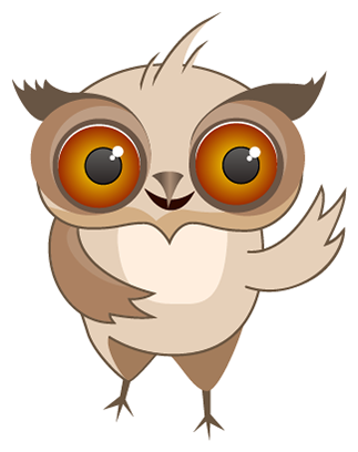 Amusing Owl Stickers messages sticker-0