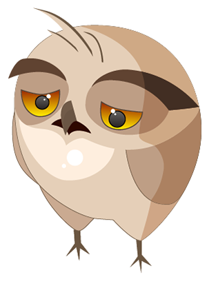 Amusing Owl Stickers messages sticker-2