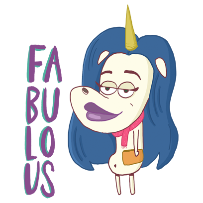 Unicornie messages sticker-4