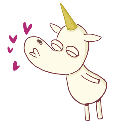 Unicornie messages sticker-3