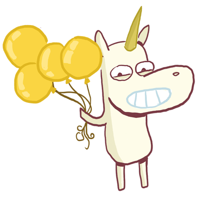 Unicornie messages sticker-11