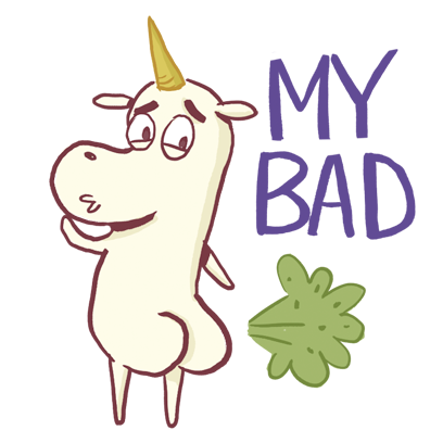 Unicornie messages sticker-2