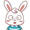 Fun Animate Red Rabb messages sticker-3