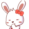Fun Animate Red Rabb messages sticker-9