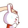 Fun Animate Red Rabb messages sticker-4