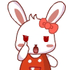 Fun Animate Red Rabb messages sticker-7