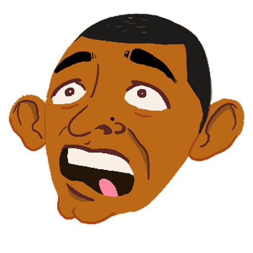 Obamoji messages sticker-3