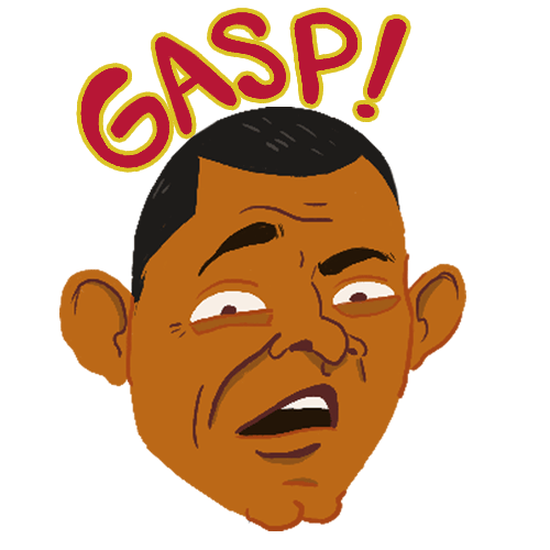 Obamoji messages sticker-4