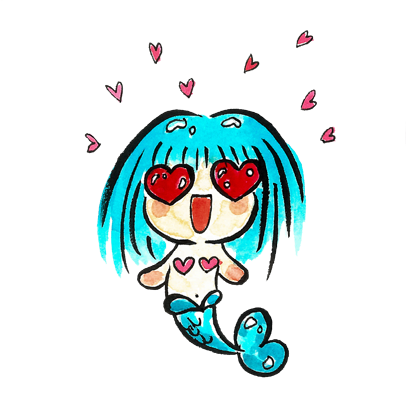 Mermy for iMessage messages sticker-1